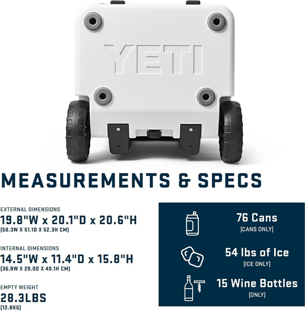 YETI Roadie 48 Wheeled Cooler with Retractable Periscope Handle