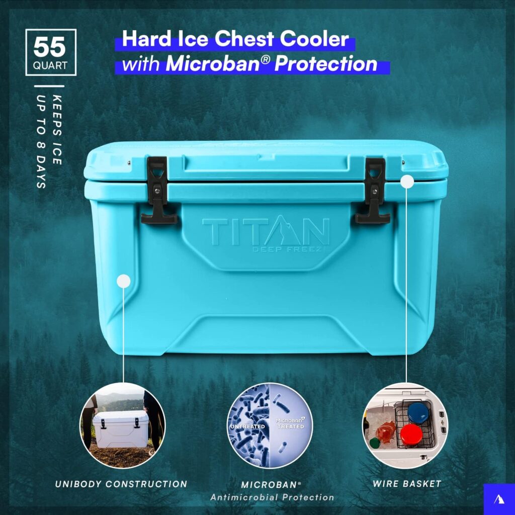 Arctic Zone Titan Deep Freeze 20Q Premium Ice Chest Roto Cooler