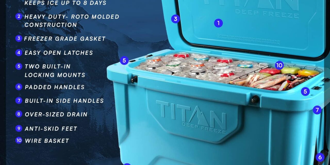 Arctic Zone Titan Deep Freeze 20Q Premium Ice Chest Roto Cooler Review