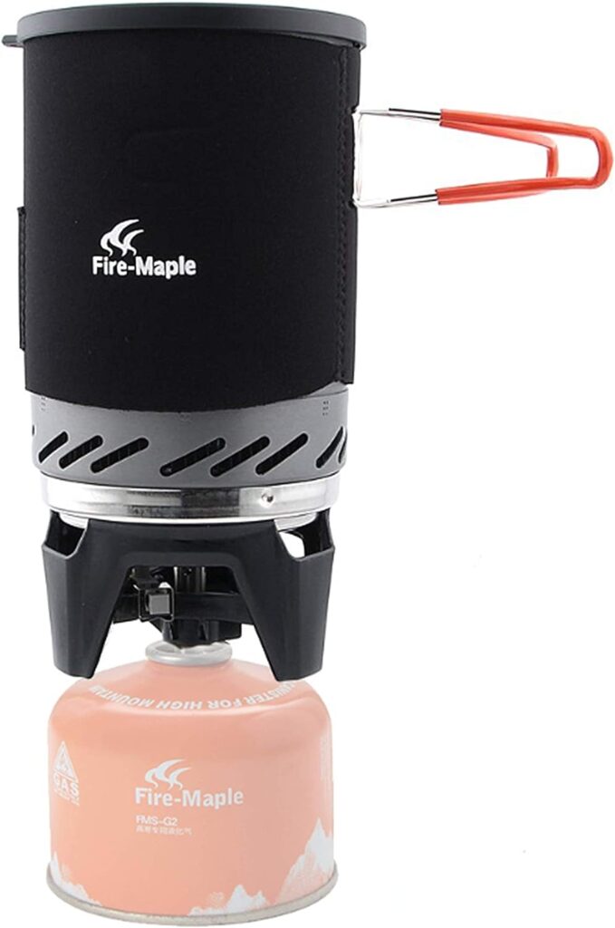 Fire-Maple Fixed Star 1 Backpacking and Camping Stove System | Outdoor Propane Camp Cooking Gear | Portable Pot/Jet Burner Set | Ideal for Hiking, Trekking, Fishing, Hunting Trips and Emergency Use