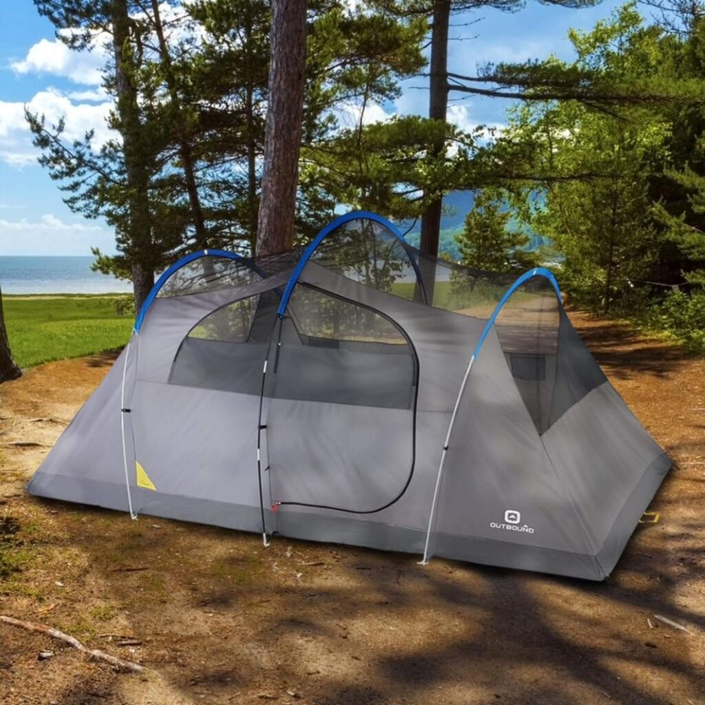 Outbound Dome Tent for Camping with Carry Bag and Rainfly, Easy Set Up  Water Resistant, 3 Season