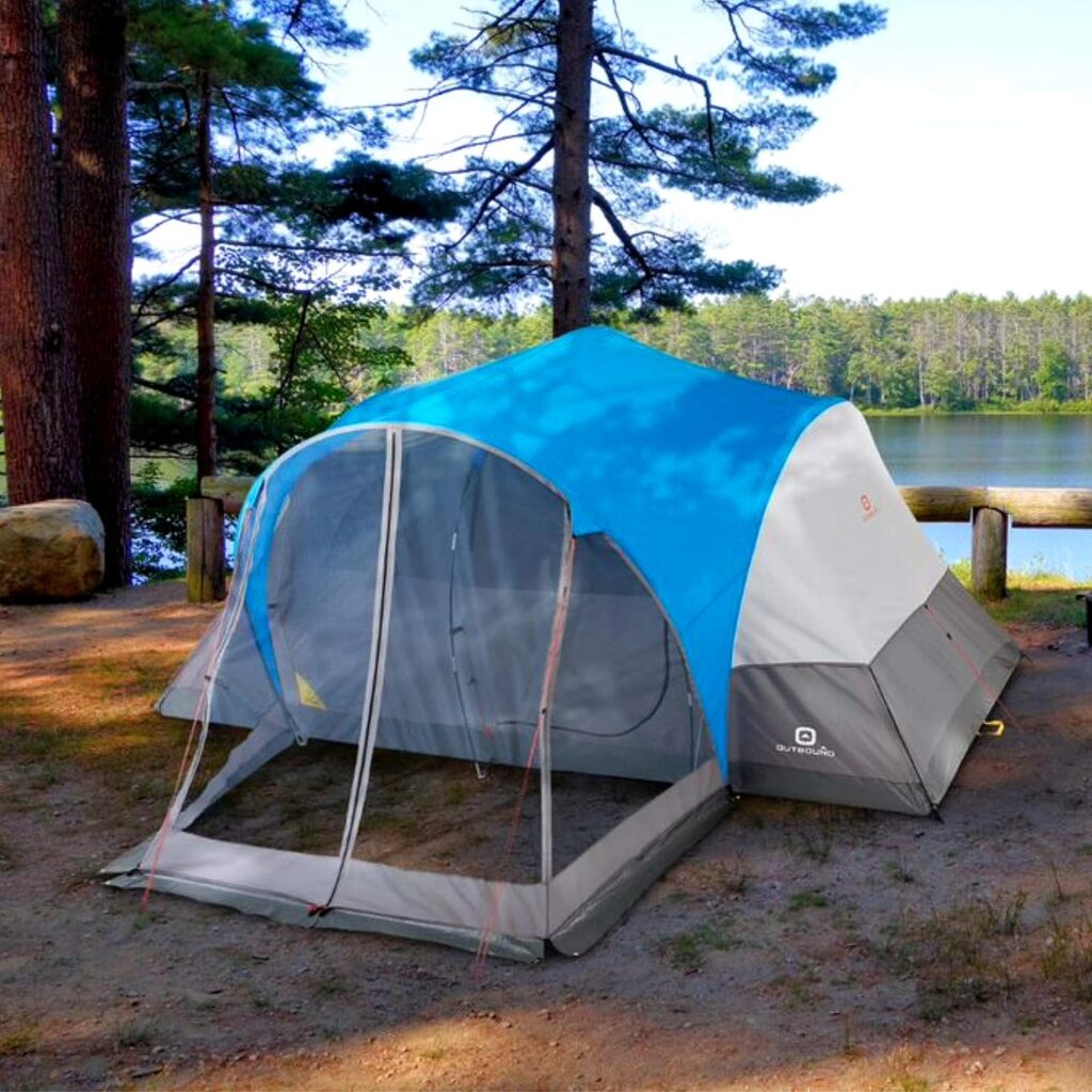 Outbound Dome Tent for Camping with Carry Bag and Rainfly, Easy Set Up  Water Resistant, 3 Season