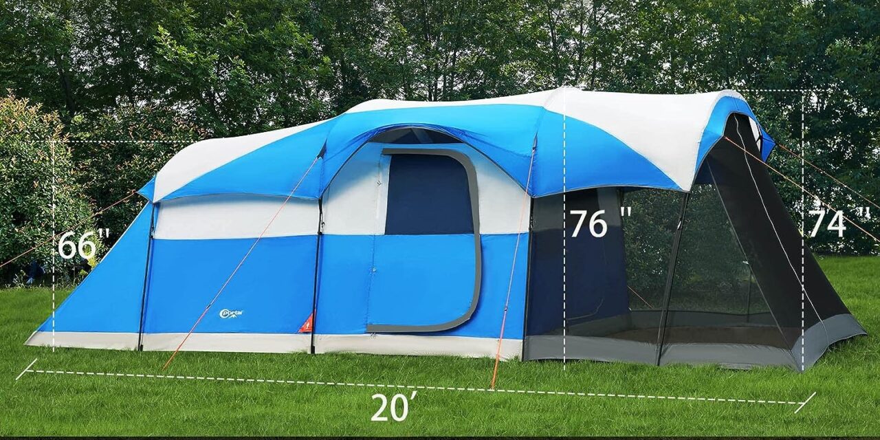 PORTAL 8 Person Family Camping Tent Review