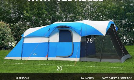 PORTAL 8 Person Family Camping Tent Review