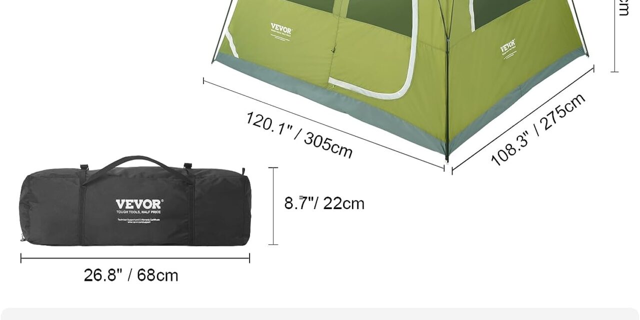 VEVOR Camping Tent Review