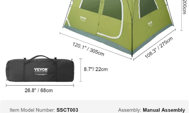 VEVOR Camping Tent Review