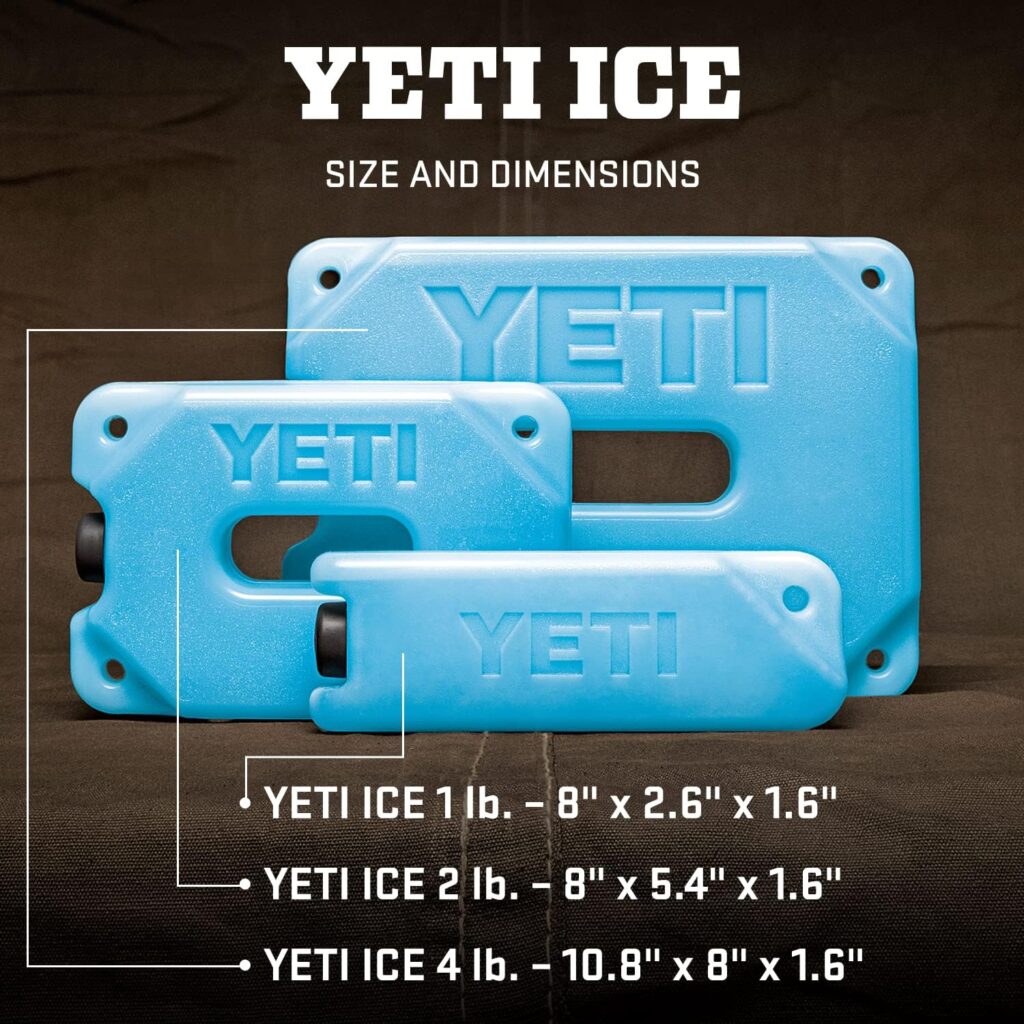 YETI ICE 4 lb. Refreezable Reusable Cooler Ice Pack 4 lb