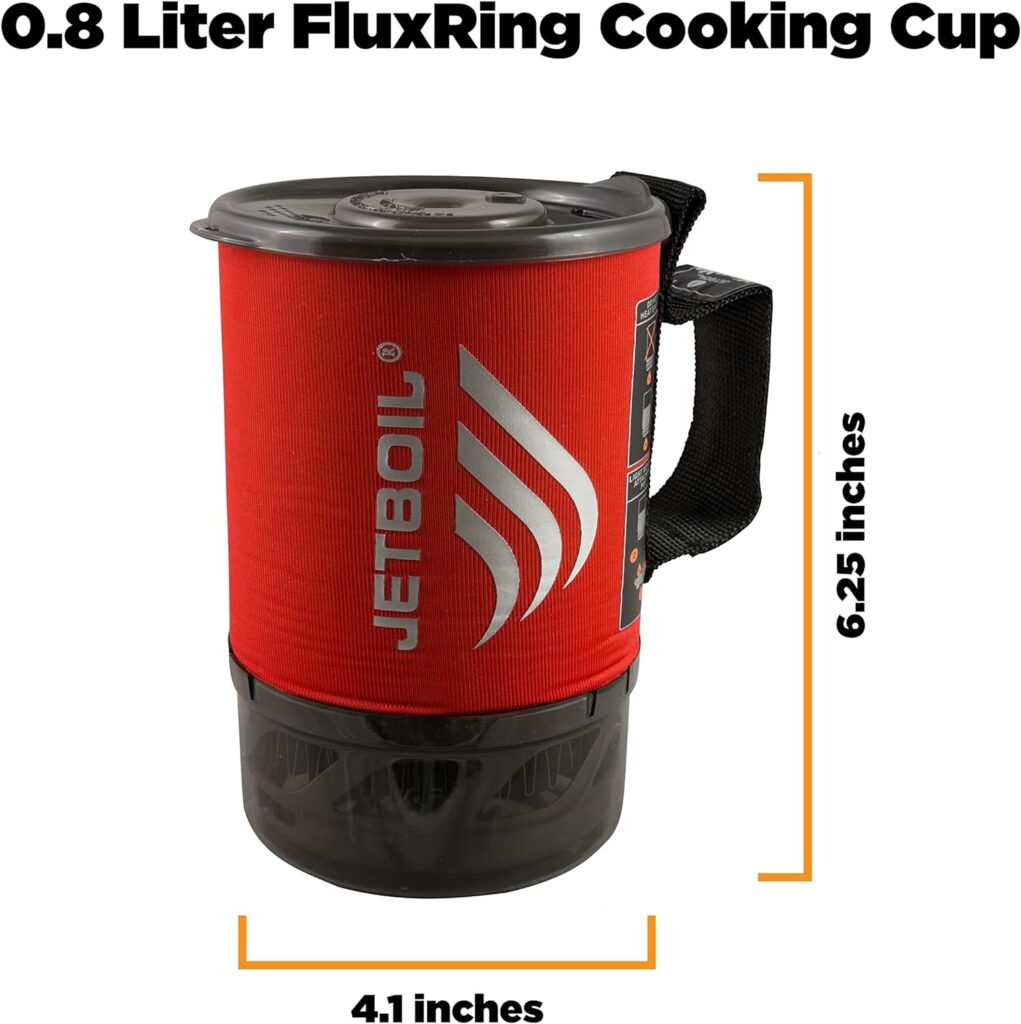 Jetboil MicroMo Lightweight Precision Camping and Backpacking Stove Cooking System with Adjustable Heat Control