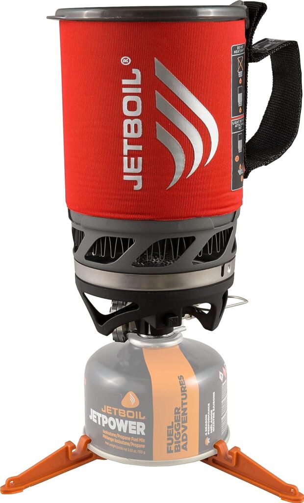 Jetboil MicroMo Lightweight Precision Camping and Backpacking Stove Cooking System with Adjustable Heat Control