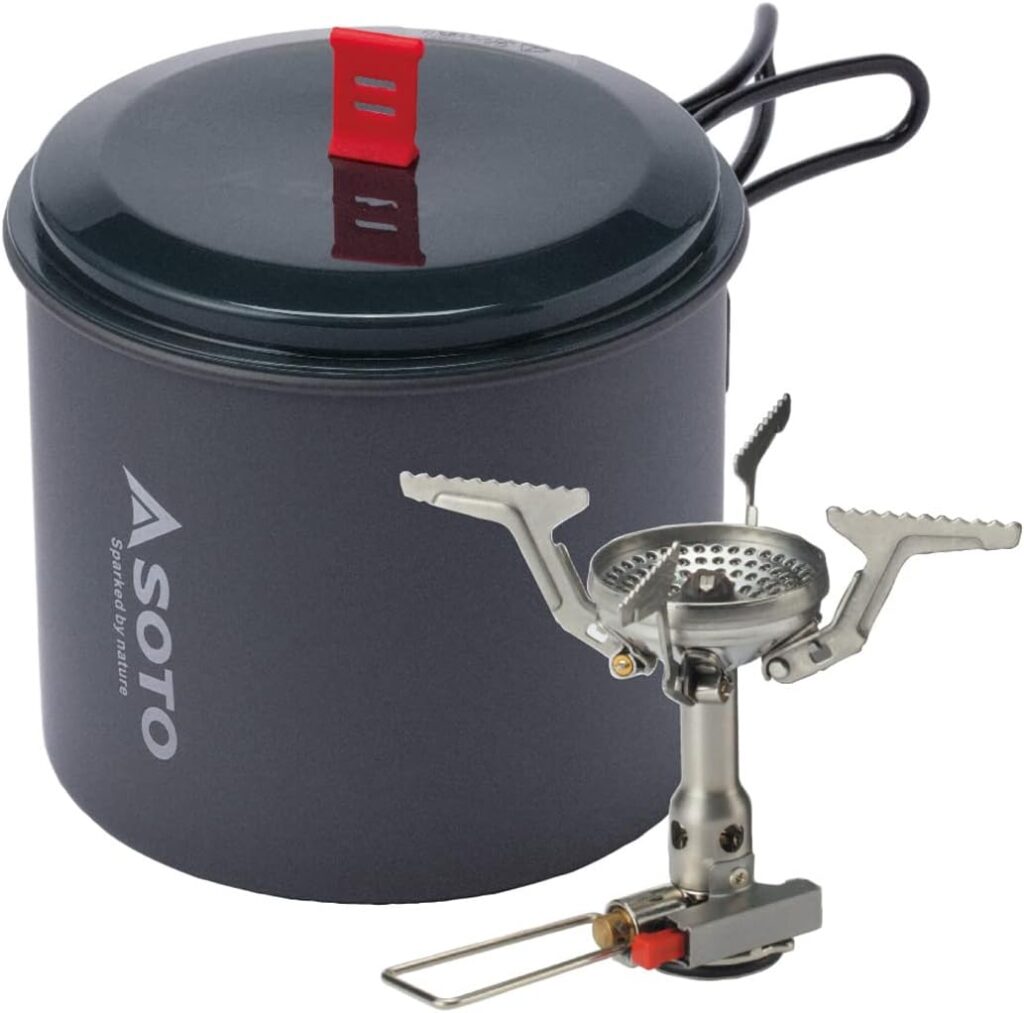 SOTO Amicus Stove with Igniter (w/Igniter + New River Pot)